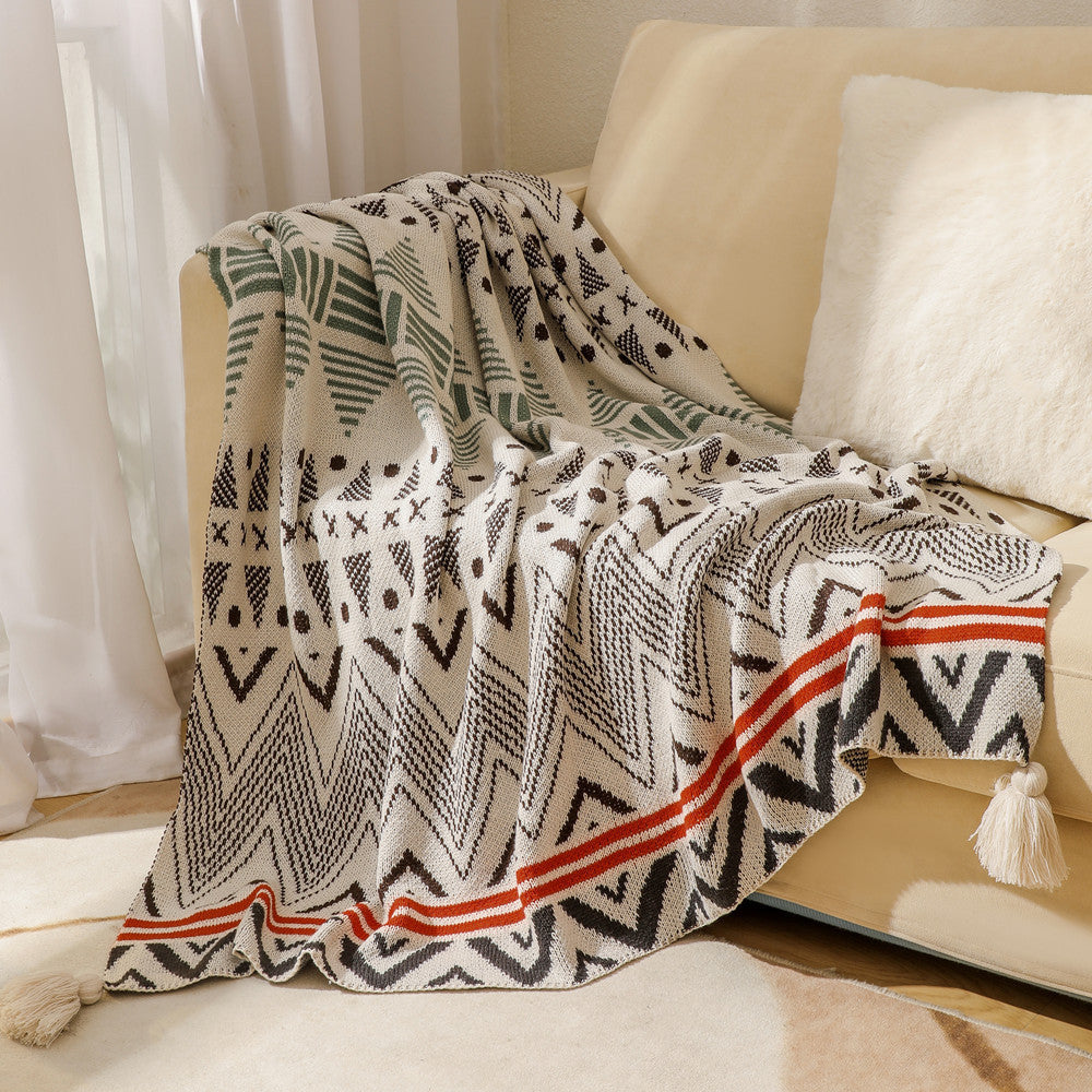 Bohemian Patterned Throw Blanket