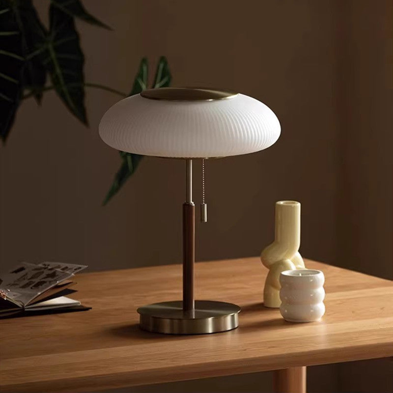 Elegant Table Lamp with Contemporary Fabric Shade