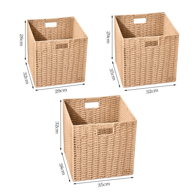 Natural Fiber Decorative Storage Baskets Acalora