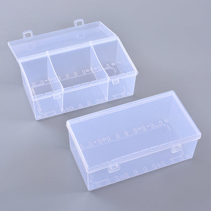 Large Clear Craft Storage Case Acalora