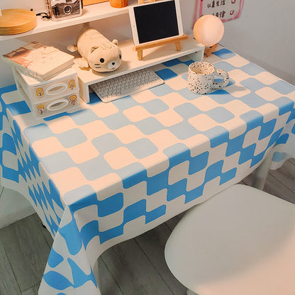 Decorative Checked Tablecloth