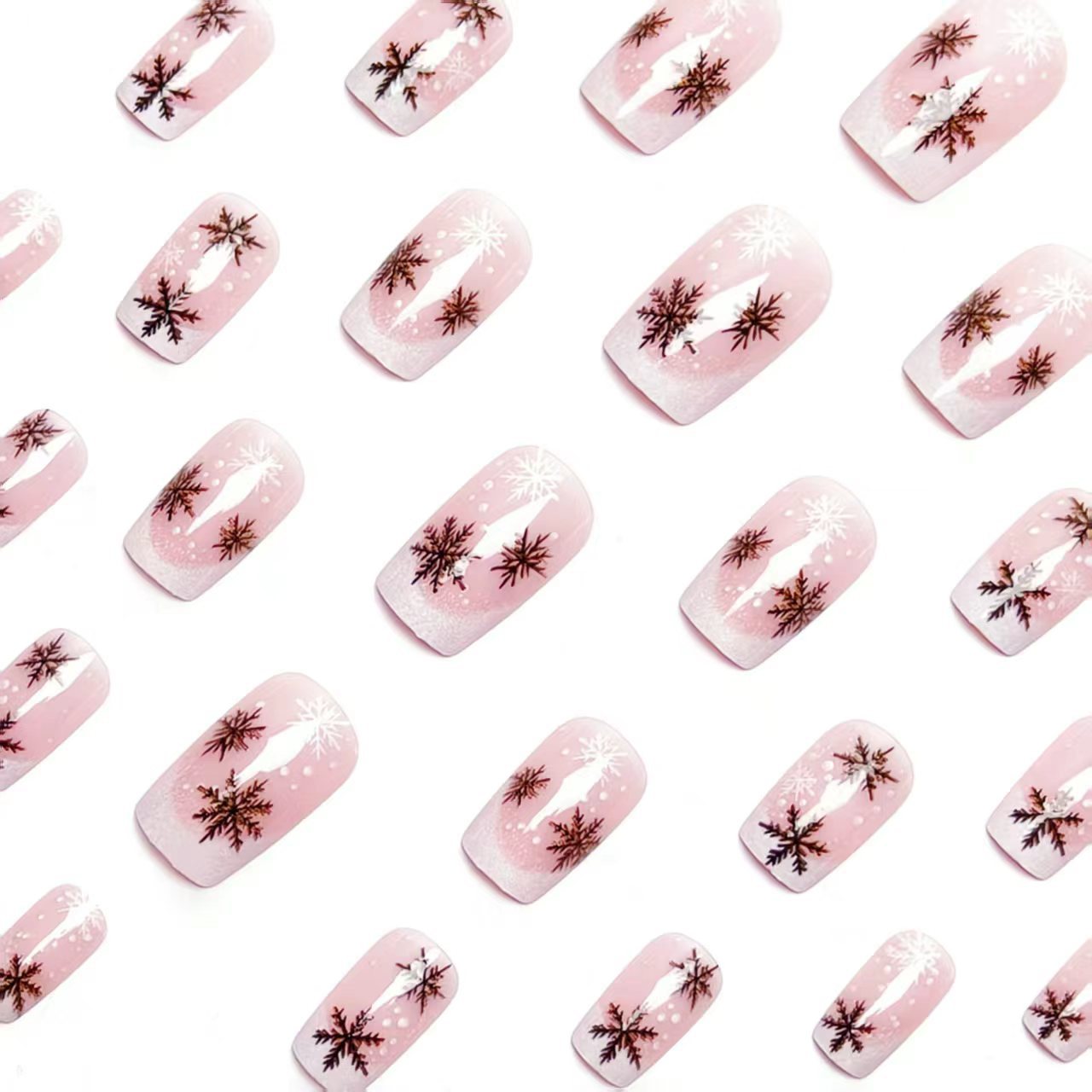 Winter-Themed Nail Art Set Acalora