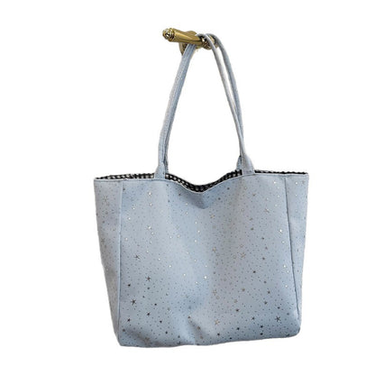 Stylish Star-Patterned Tote Bag Acalora