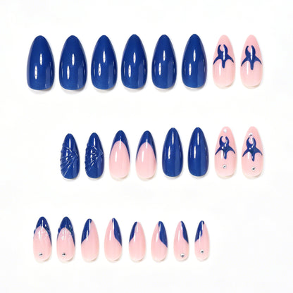Artistic Ocean-Inspired Nail Art Set Acalora