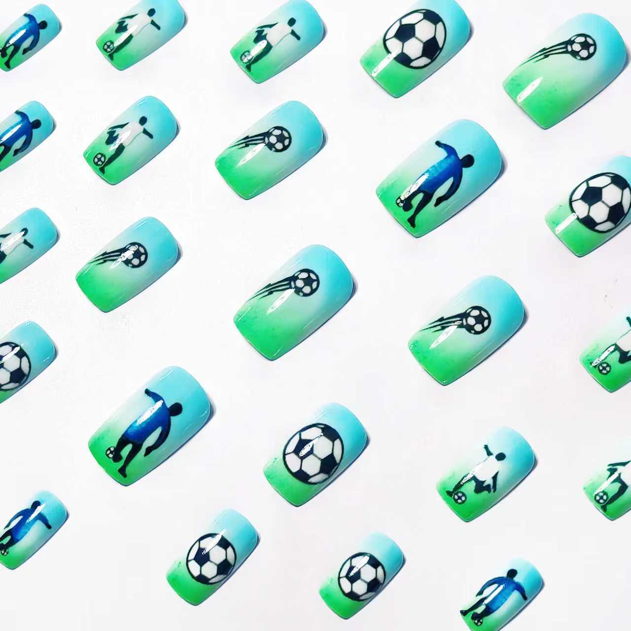 Sports-Themed Nail Art Acalora