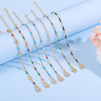 Elegant Adjustable Gemstone Chain Bracelet Acalora