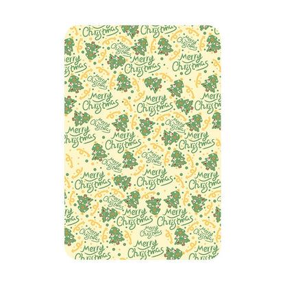 Festive Holiday-Themed Fleece Throw Blanket