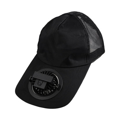 Unisex Cooler Baseball Sun Hat with Integrated Fan Brehn