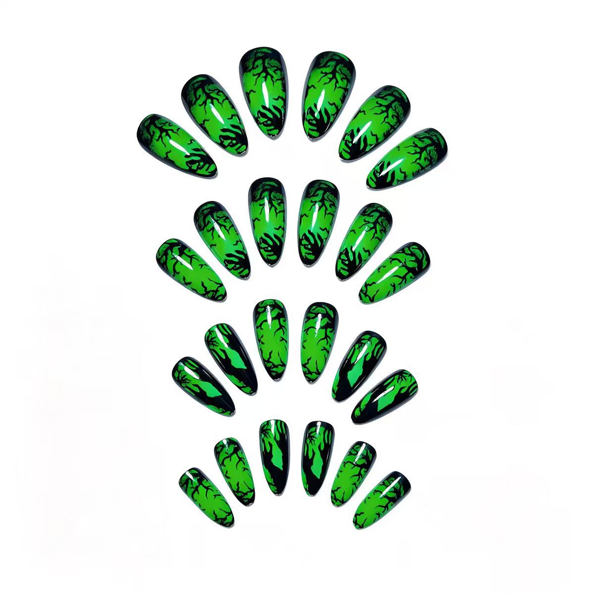 Spooky Nail Art Design Acalora