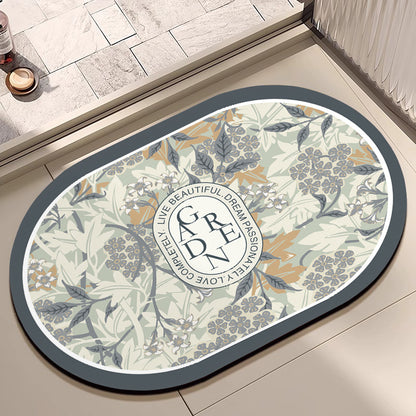Decorative Motivational Bath Mat Acalora