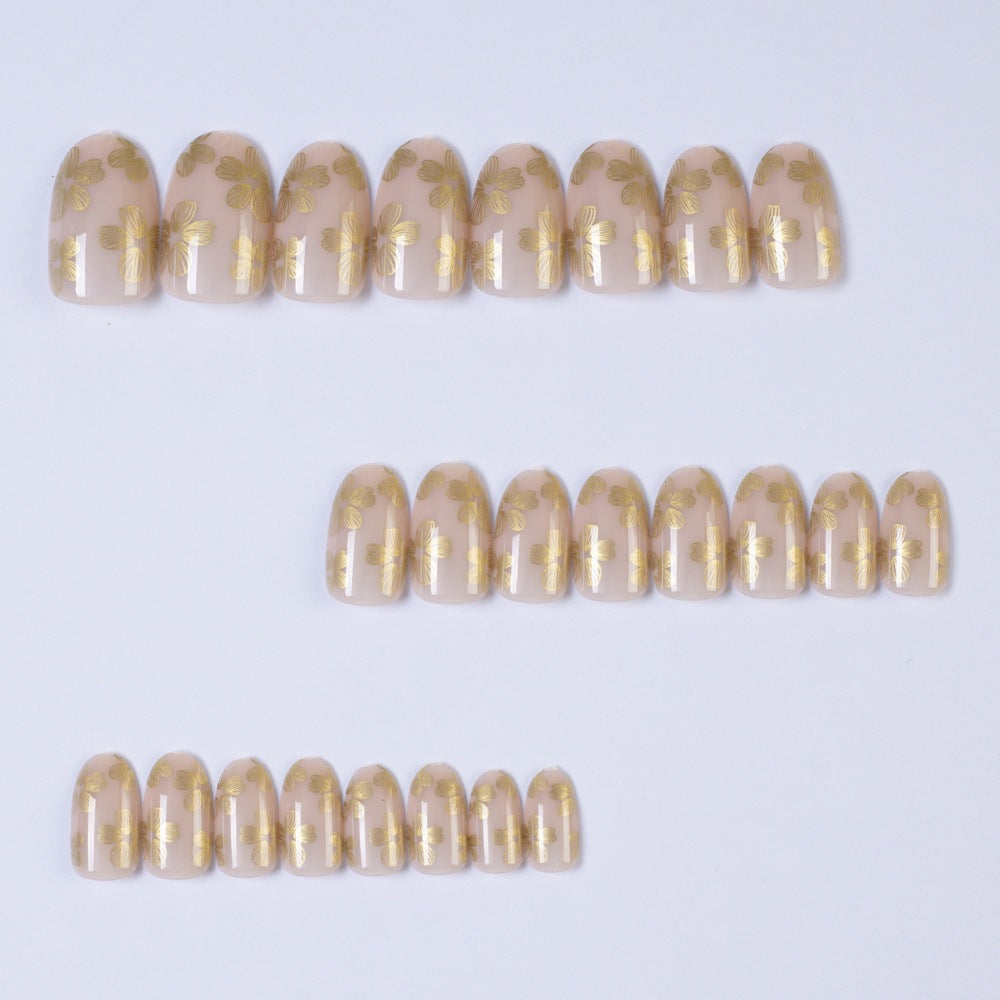 Artificial nails with elegant floral pattern Acalora