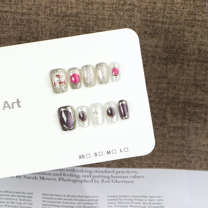 Glamorous Decorative Press-On Nails Acalora