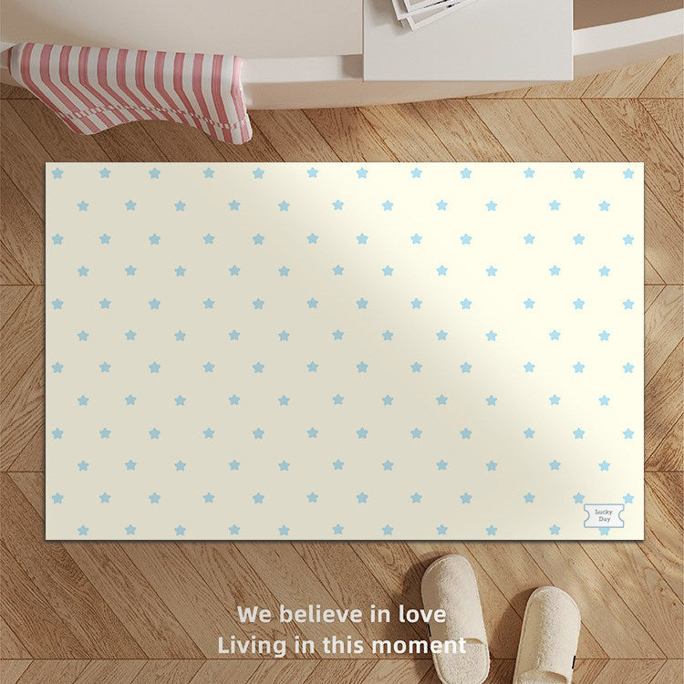Decorative Star-patterned Bath Mat