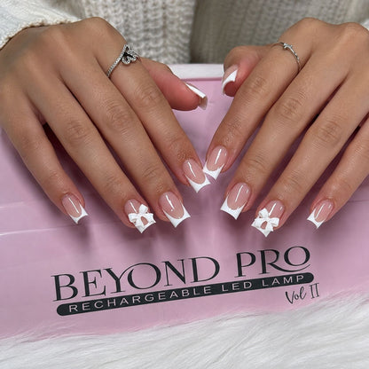 Premium French Tip Press-On Nails Acalora