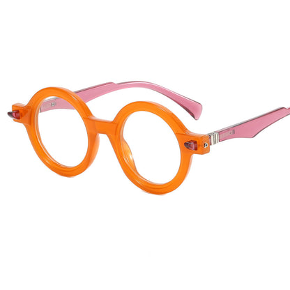 Women's fashionable round glasses with luxurious design Karnz