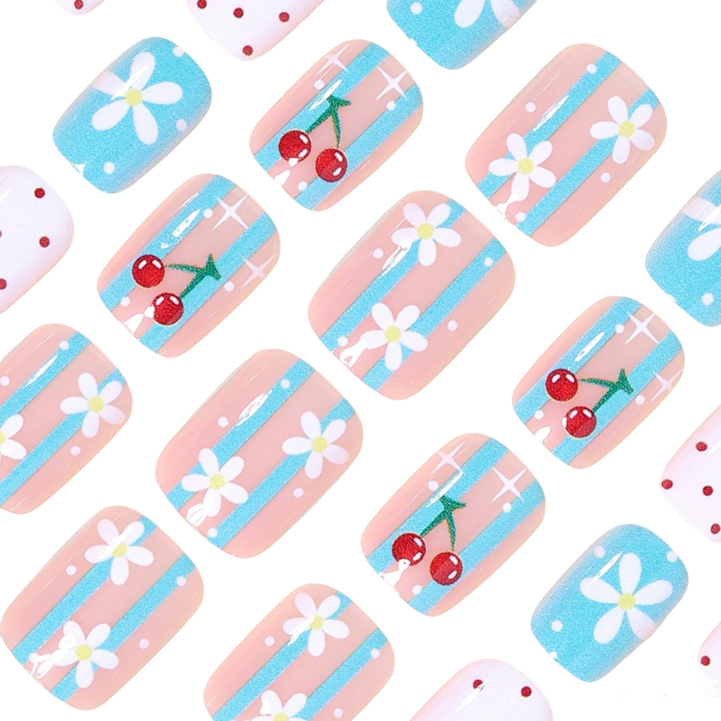 Creative Floral Themed Nail Art Set Acalora