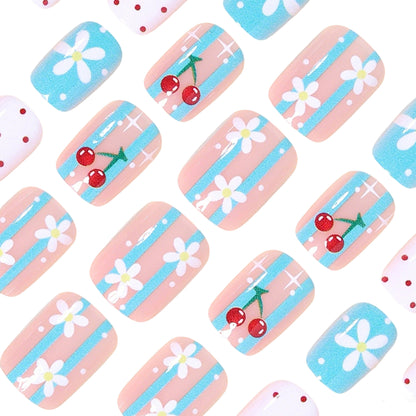 Creative Floral Themed Nail Art Set Acalora