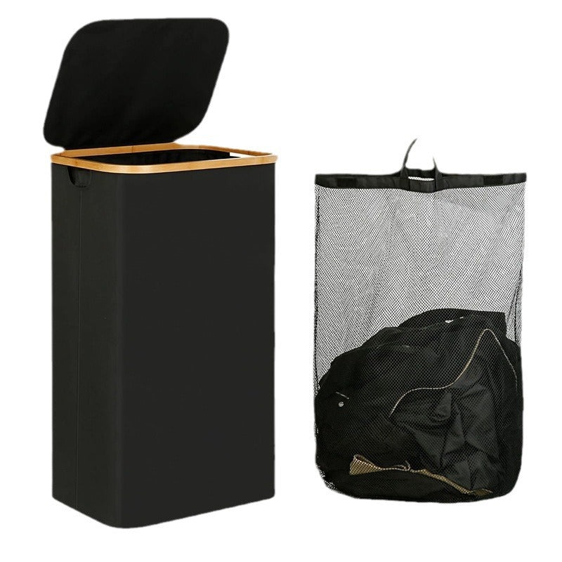 High-quality laundry basket with removable and washable inner bag Acalora