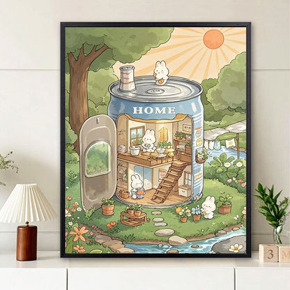 Whimsical Home Illustration Wall Art