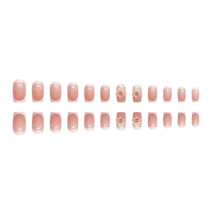 Decorative Long Press-On Nail Set Acalora