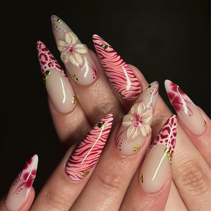 Artistic Stiletto Nail Art Acalora