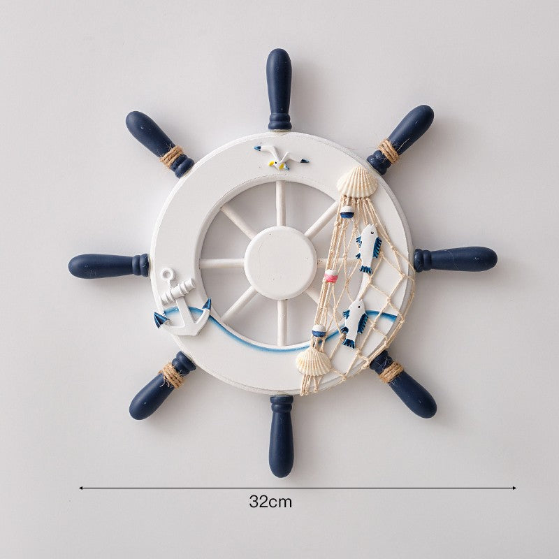 Nautical Ship Wheel Wall Decoration
