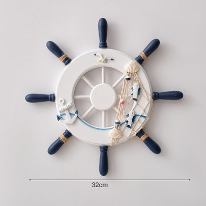 Nautical Ship Wheel Wall Decoration