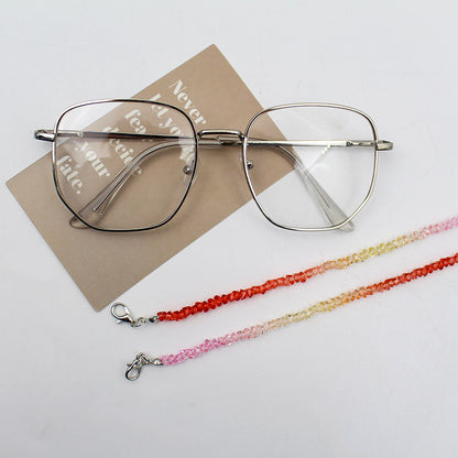 Elegant Crystal Beaded Eyewear Chain Acalora