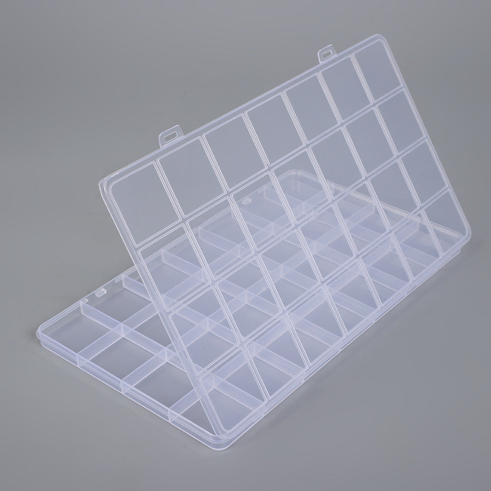 Clear Multi-Section Craft Supply Storage Case Acalora