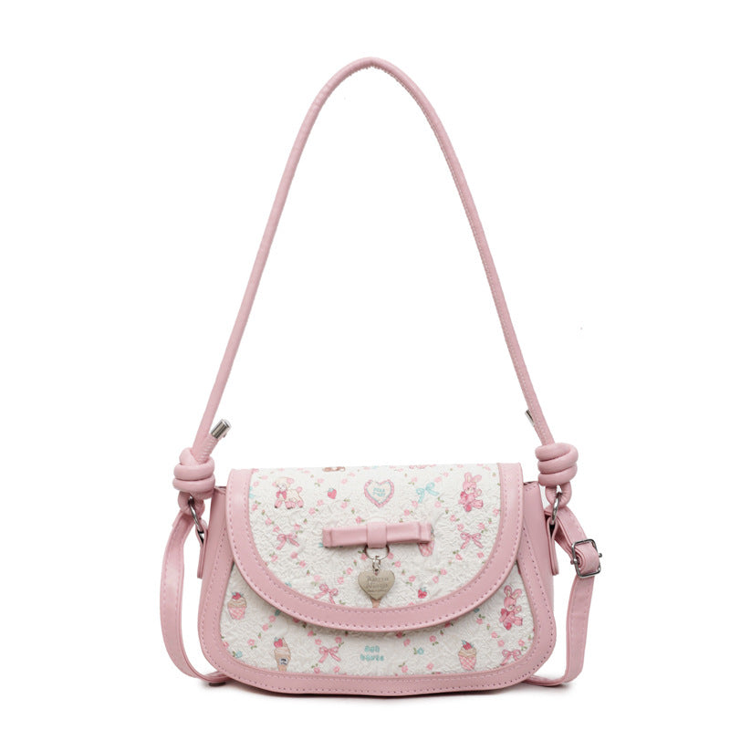 Playful Illustrated Mini Handbag Acalora