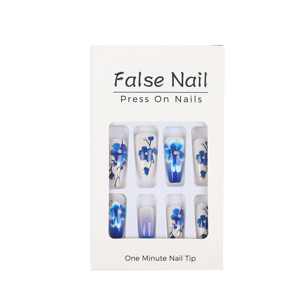Artificial nails with floral accents Acalora