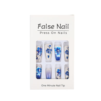 Artificial nails with floral accents Acalora