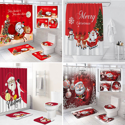 Festive Christmas Bathroom Set