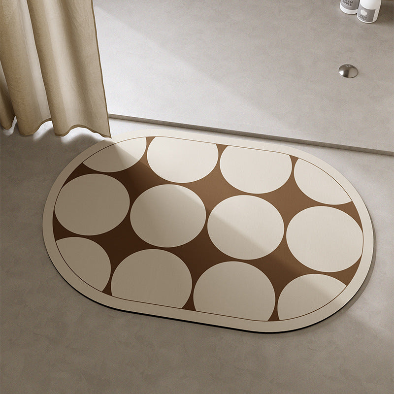 Playful Cat-Themed Bath Mat