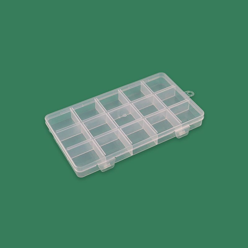 Multi-Compartment Organizer with Clear Lid Acalora