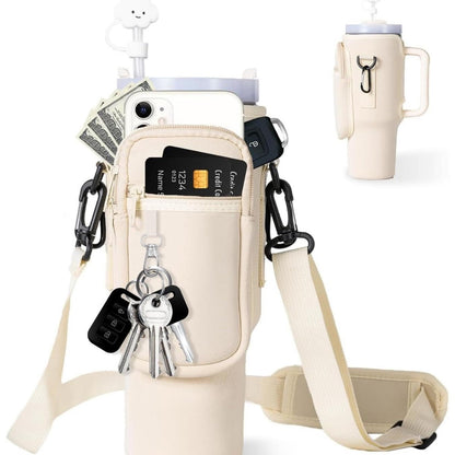 Women Multifunctional Drink Bag with Credit Card Slots Bowlift