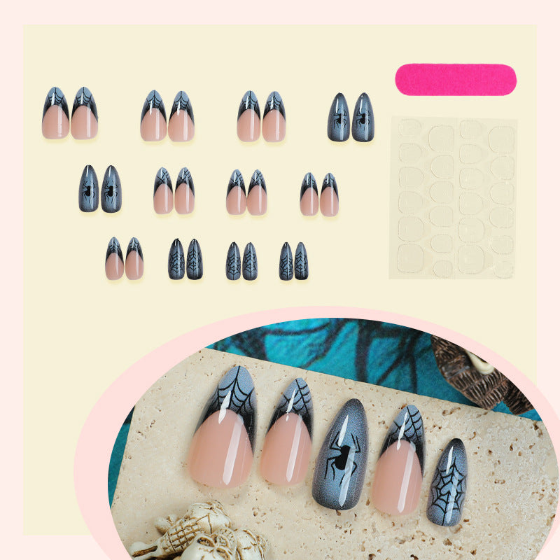 Spider-Themed Press-On Nail Set Acalora