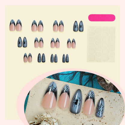 Spider-Themed Press-On Nail Set Acalora