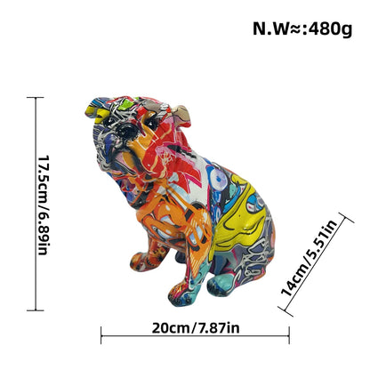 Artistic Bulldog Figurine Acalora