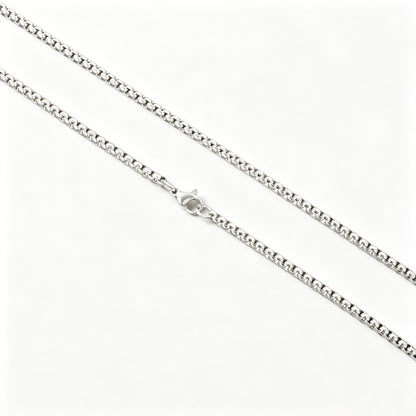 Sleek Stainless Steel Chain Necklace Acalora