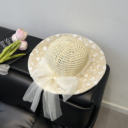 Floral Embellished Sun Hat Acalora