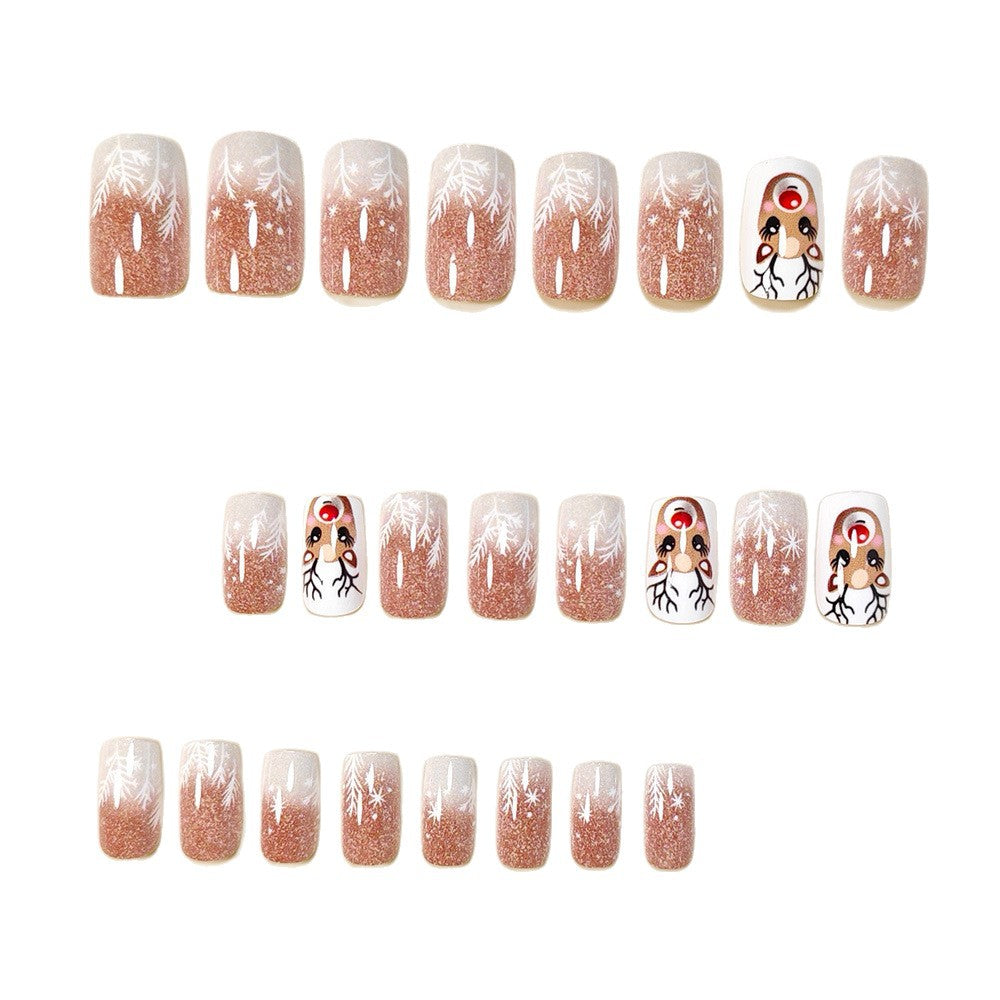 Festive Themed Press-On Nail Art Acalora