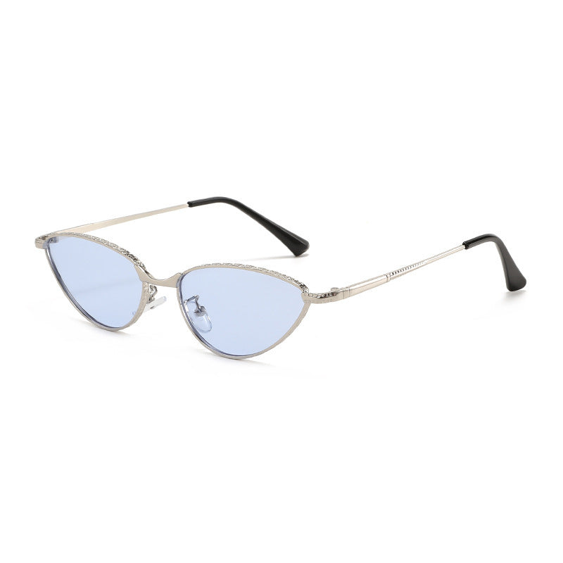 Women's Cat-Eye sunglasses with rhinestone-studded frame and protective lenses Karnz