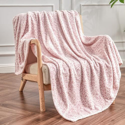 BowLift | Flannel Christmas Blanket Soft Pink Christmas Blanket