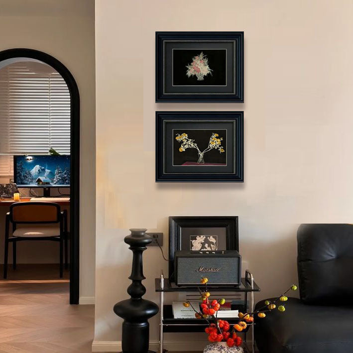 Framed Flower Artwork