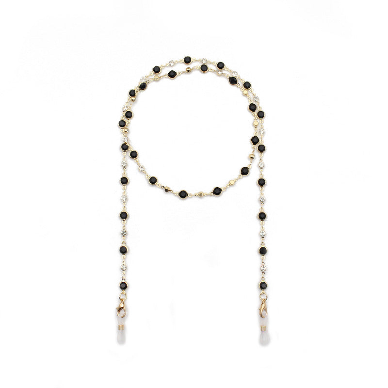 Stylish Gemstone-Linked Eyewear Chain Acalora