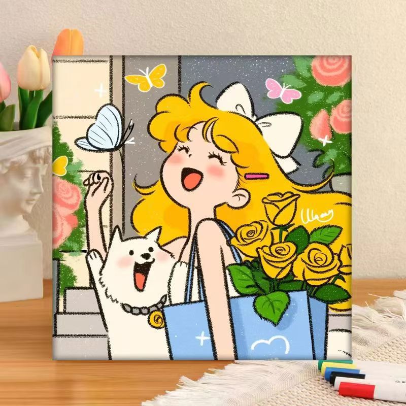 Whimsical Character Art Canvas Print