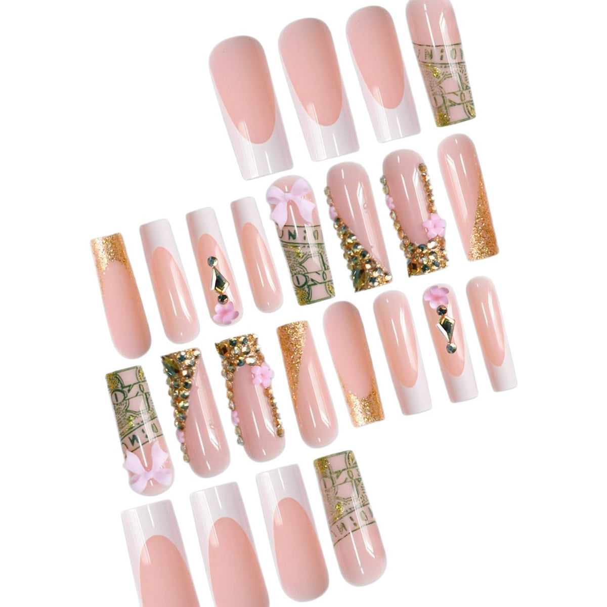 Decorative Acrylic Press-On Nails Acalora