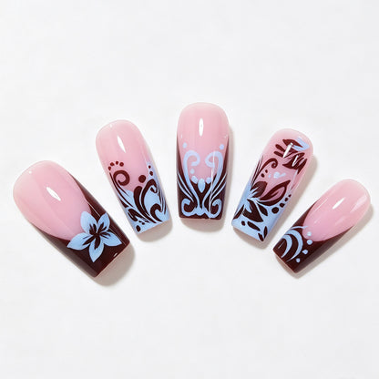 Artistic Long Nail Wraps Acalora