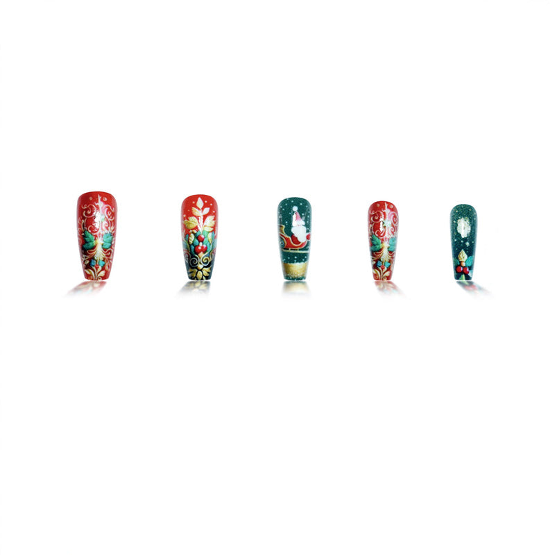 Festive Holiday Nail Art Set Acalora